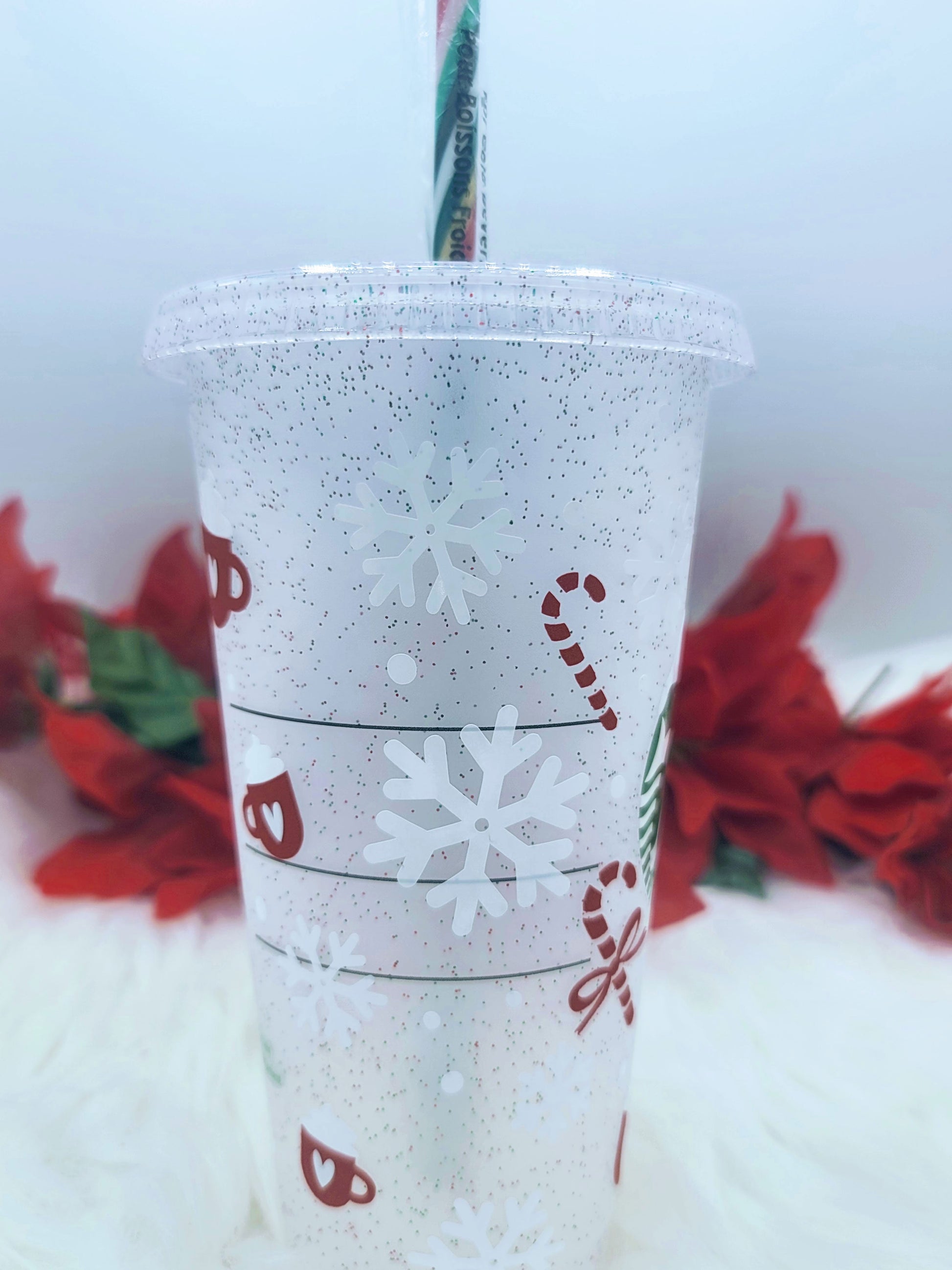 Christmas Starbucks Cup / Venti Reutilizable Personalizado 24 Oz
